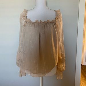 Metallic stripped top VICI collection